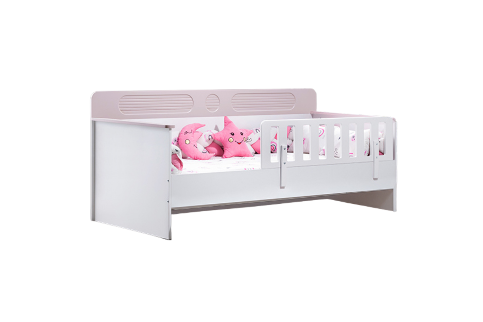 Flora Montessori Karyola - Yavrusuz Pembe