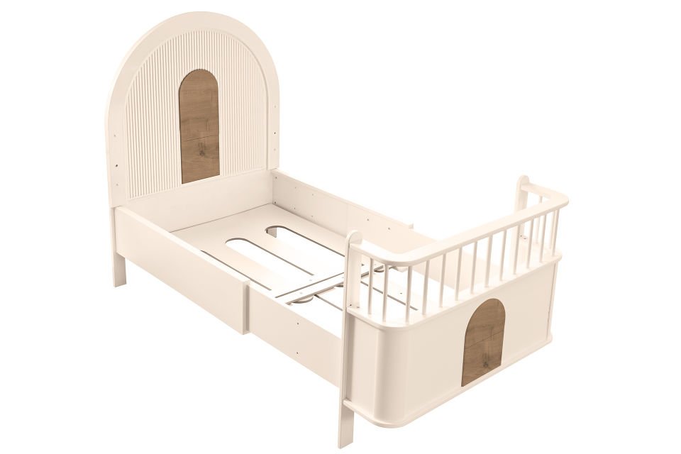 Venüs MDF Büyüyen Beşik, Ceviz - Krem