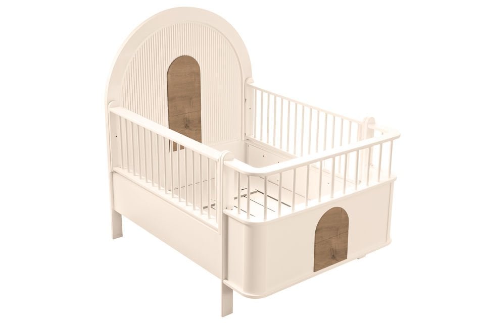 Venüs MDF Büyüyen Beşik, Ceviz - Krem