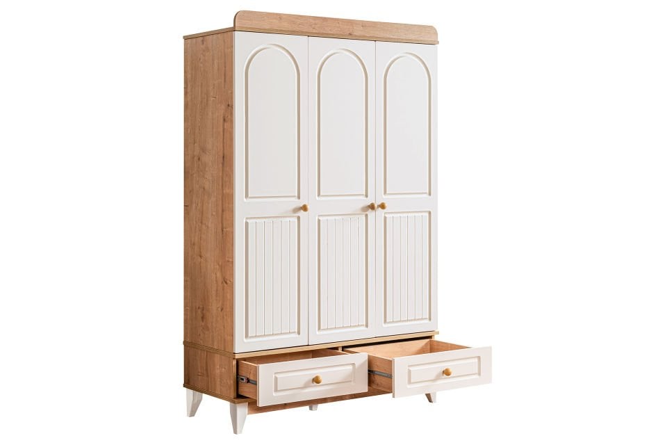 Deniz Çocuk Odası Takımı, Ceviz - Krem