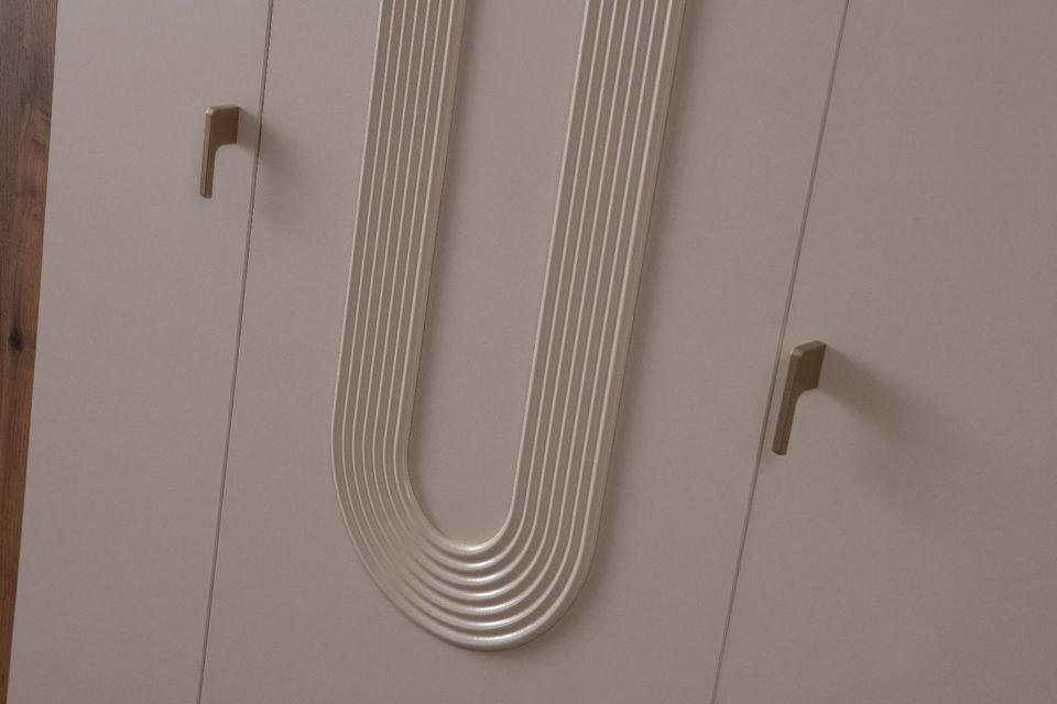 Megan 3 Kapaklı Gardırop