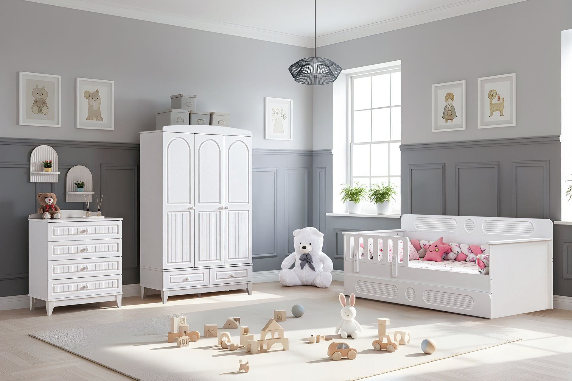 Deniz Çocuk Odası Takımı - Beyaz