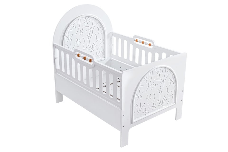 Garden MDF Büyüyen Beşik 90x130 - Beyaz