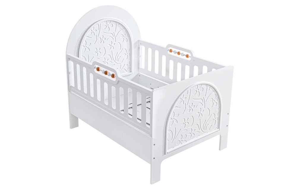 Garden MDF Büyüyen Beşik 90x130 - Beyaz