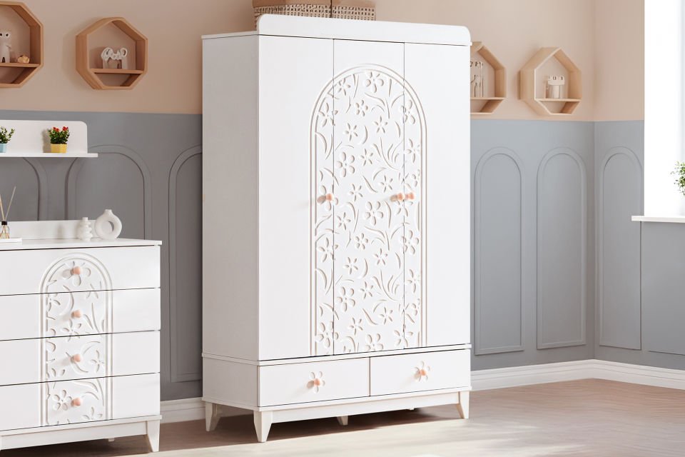 Garden Bebek Odası Takımı - Beyaz