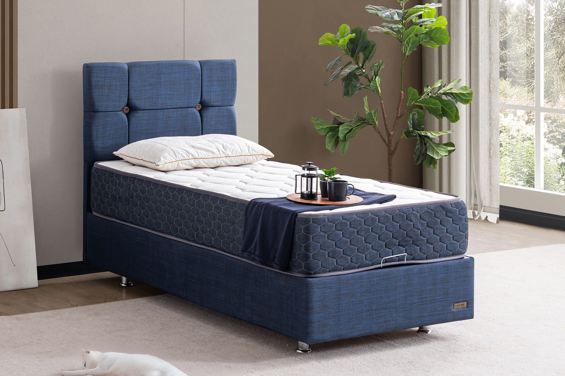 Marta Baza Başlık Deluxe Yatak Seti