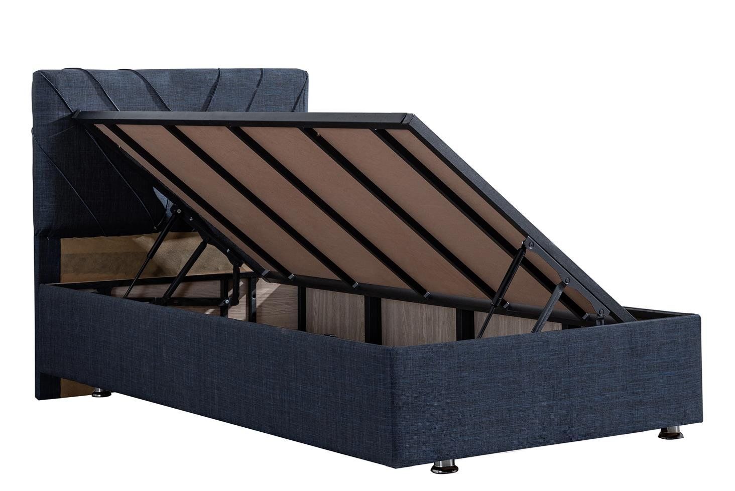 Lux Class Yandan Açılır Baza Başlık Seti 100 x 200 - Lacivert