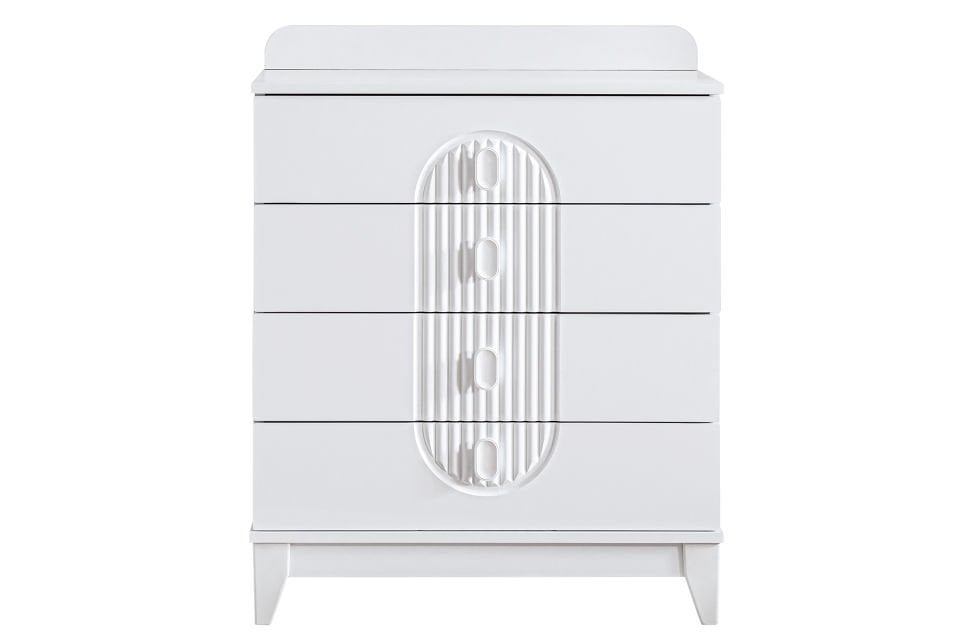 Vizyon 4 Çekmeceli Şifonyer - Beyaz