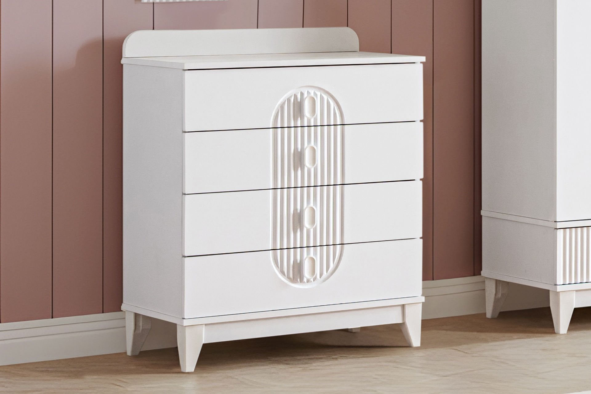 Vizyon 4 Çekmeceli Şifonyer - Beyaz