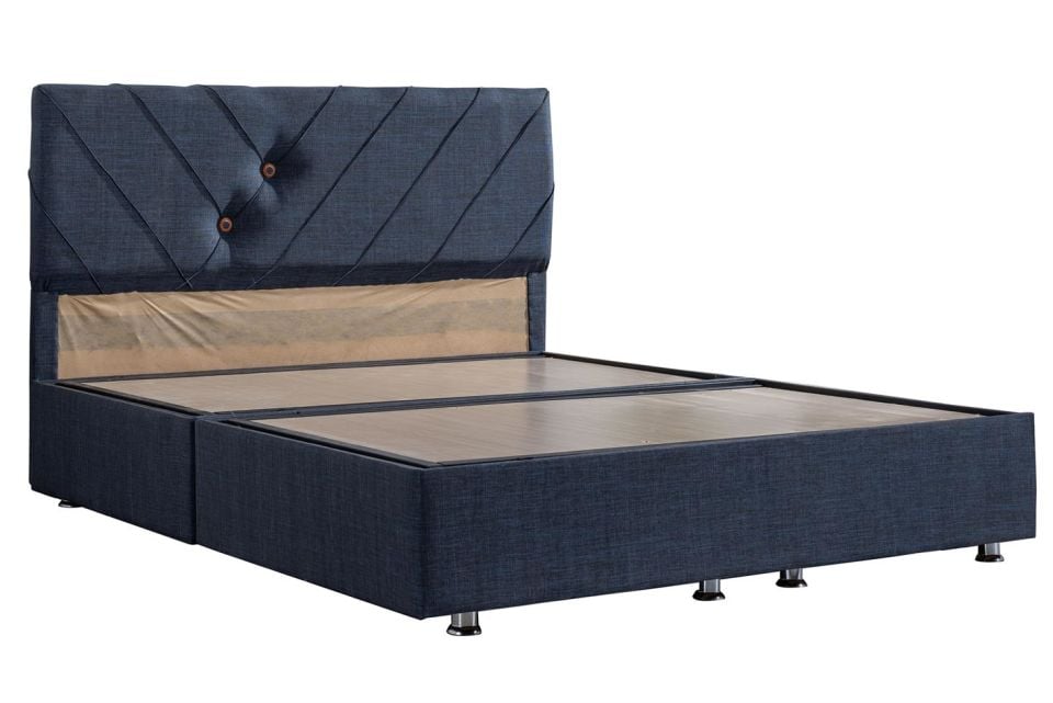 Lux Class Yandan Açılır Baza Başlık Seti 160 x 200 - Lacivert