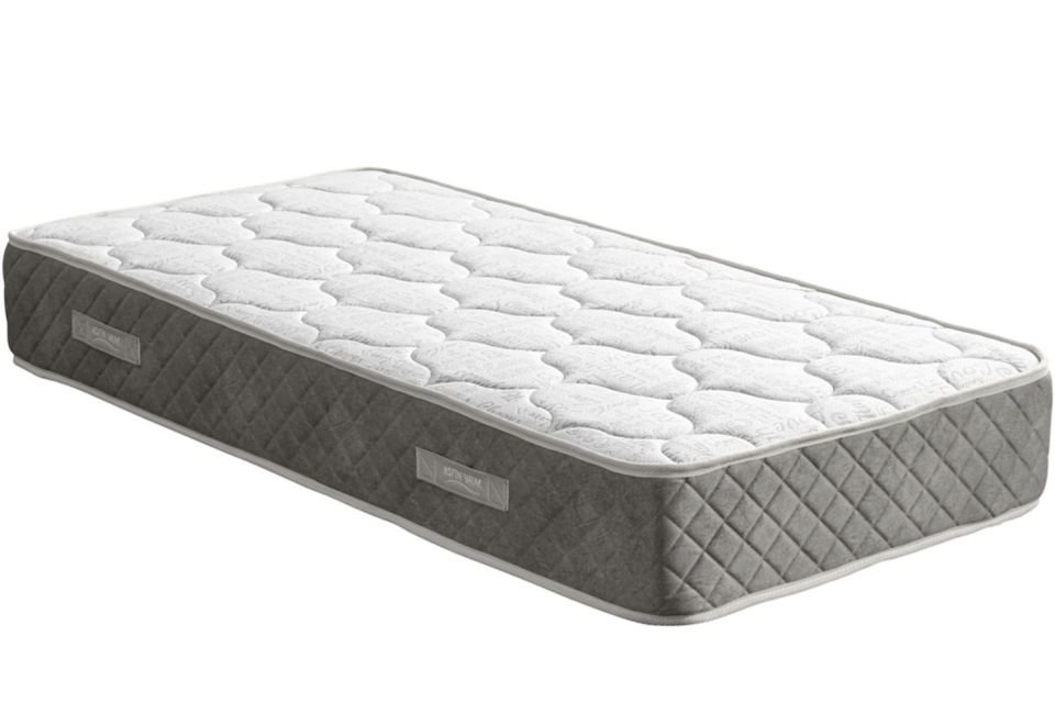 Deluxe Ortopedik Yaylı Yatak Açık Gri - 120x200