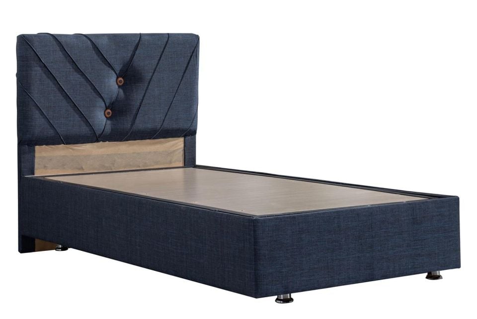 Lux Class Yandan Açılır Baza Başlık Deluxe Yatak Seti 90 x 200 - Lacivert