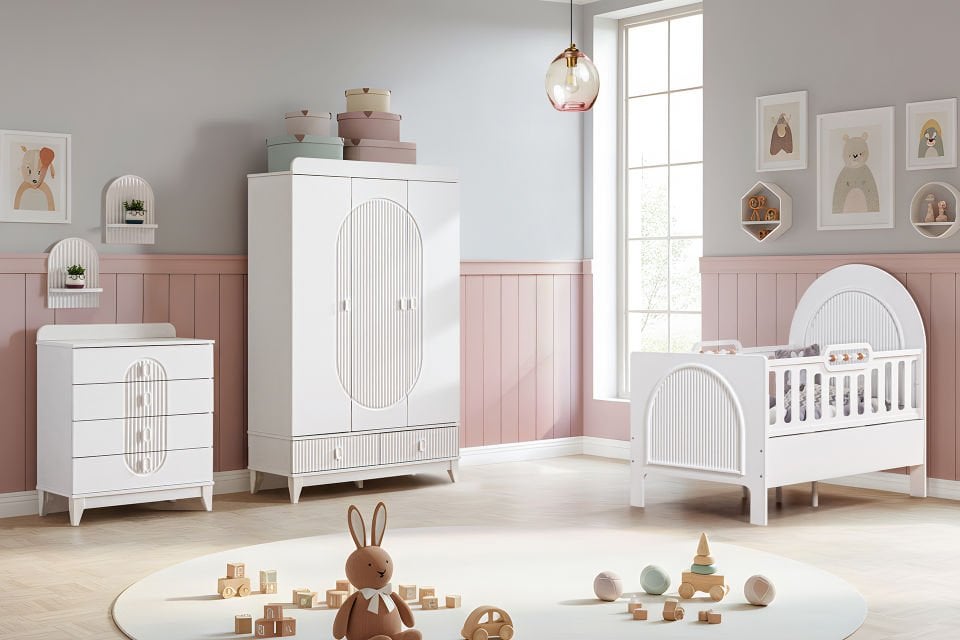 Vizyon Bebek Odası Takımı - Beyaz