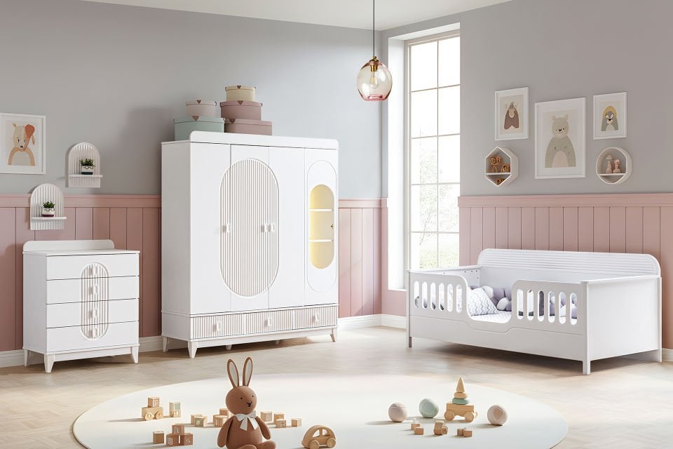 Vizyon Çocuk Odası Takımı - Beyaz