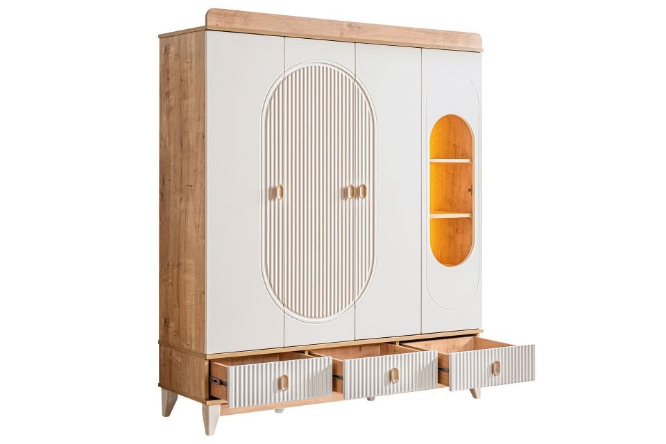 Vizyon Çocuk Odası Takımı, Ceviz - Krem