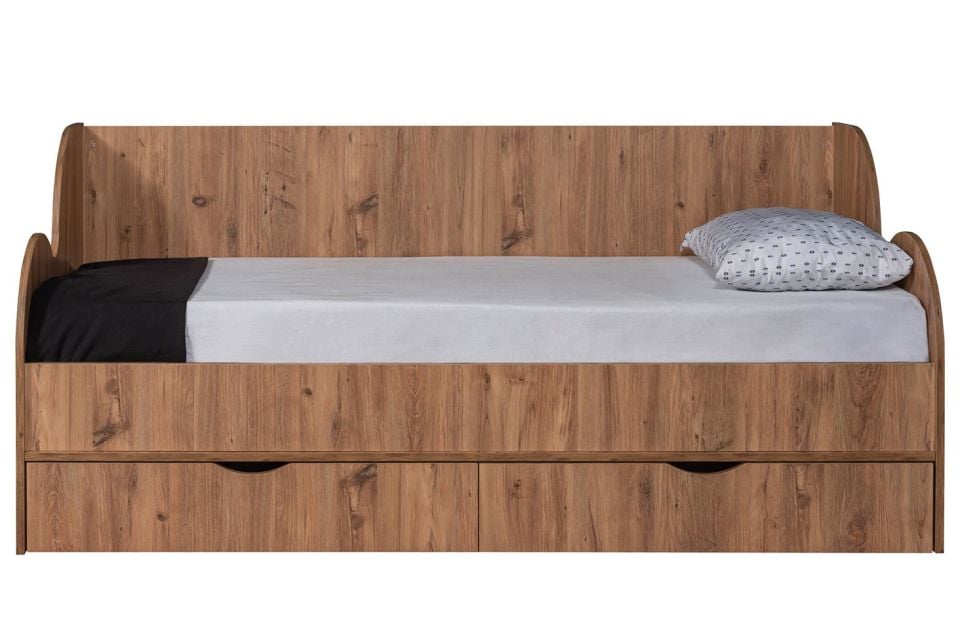 Okyanus Çekmeceli Karyola - Ceviz