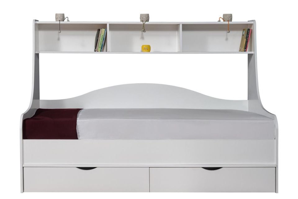 Hera Çekmeceli Karyola - Beyaz