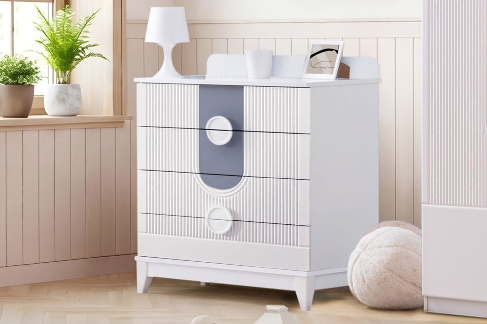 Vira New 4 Çekmeceli Şifonyer - Gri