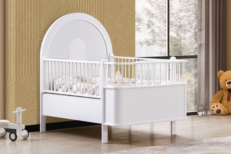 Venüs MDF Büyüyen Beşik - Beyaz