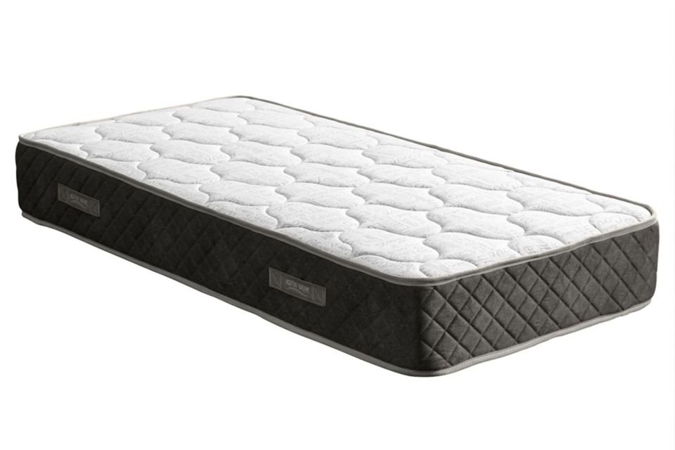 Deluxe Ortopedik Yaylı Yatak Antrasit - 90x190