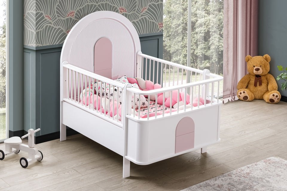 Venüs MDF Büyüyen Beşik - Pembe