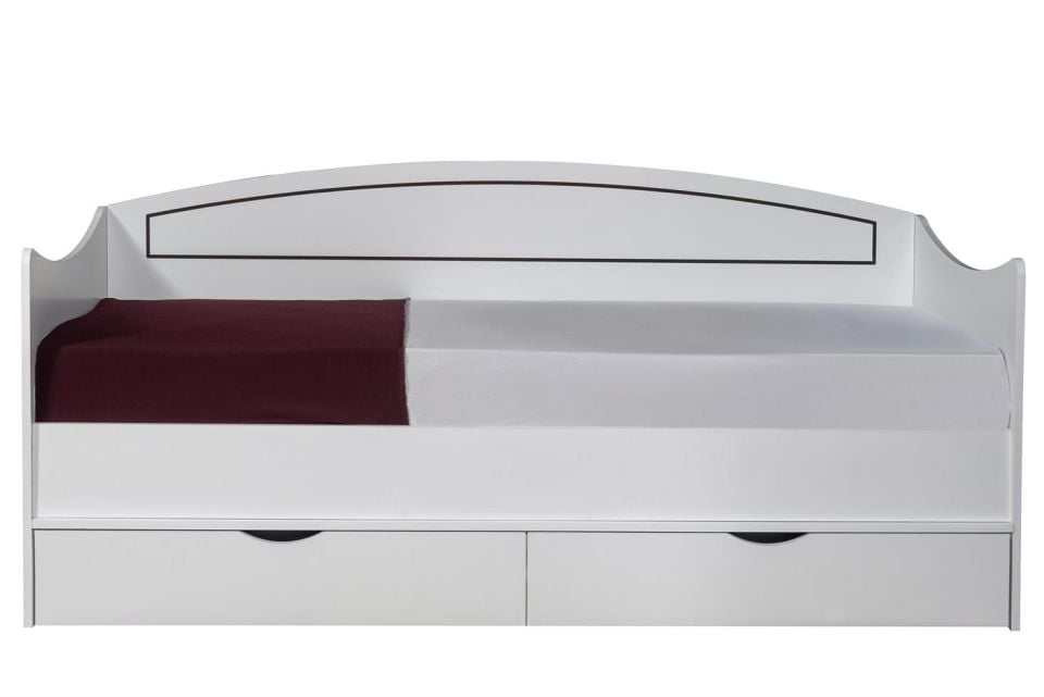 Soft Çekmeceli Karyola - Beyaz