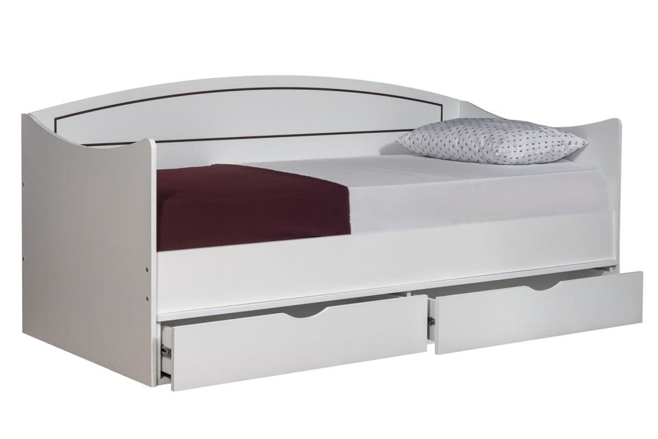 Soft Çekmeceli Karyola - Beyaz