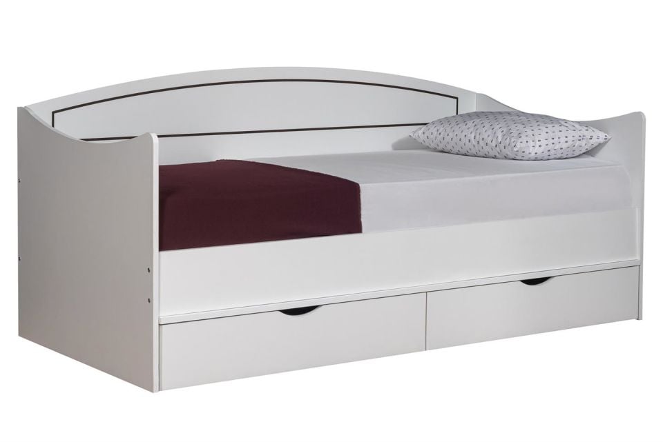 Soft Çekmeceli Karyola - Beyaz