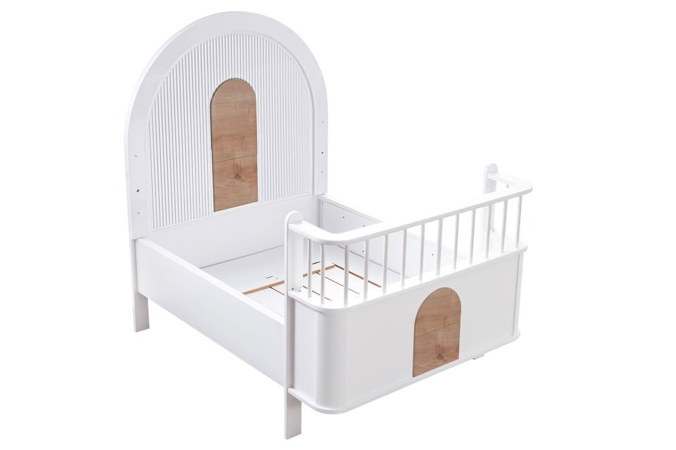 Venüs MDF Büyüyen Beşik - Ceviz- Beyaz