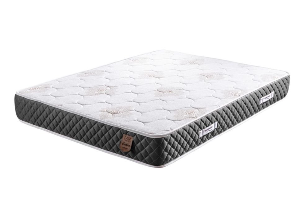 Deluxe Ortopedik Yaylı Yatak Antrasit - 150x200