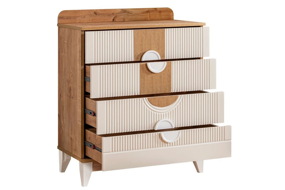 Vira Bebek Odası Takımı, Ceviz - Krem