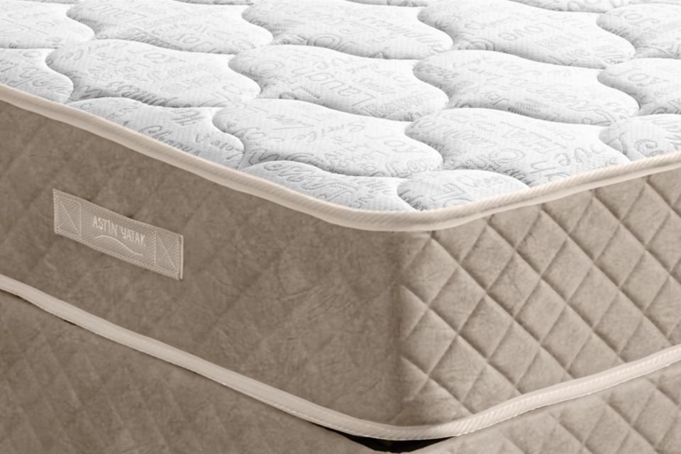 Deluxe Ortopedik Yaylı Yatak Bej - 100x200