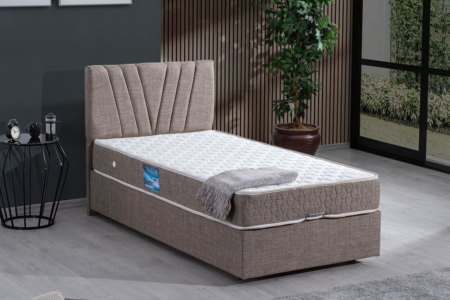 Fersa Baza Başlık Orthosoft Yatak Seti 90 x 200 - Kahve