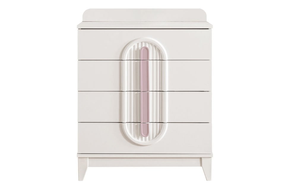 Athena 4 Çekmeceli Şifonyer - Pembe