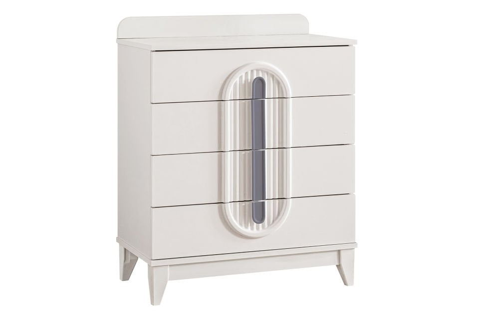 Athena 4 Çekmeceli Şifonyer - Gri