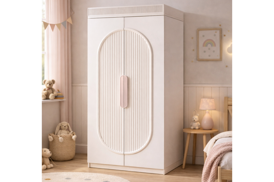 Athena 2 Kapaklı Dolap - Pembe