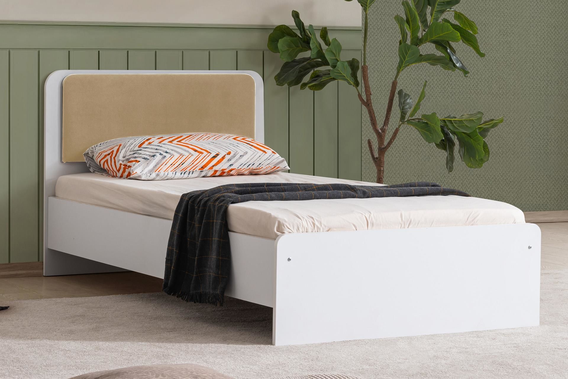 Karyola, Linda Başlıklı Karyola 90x190