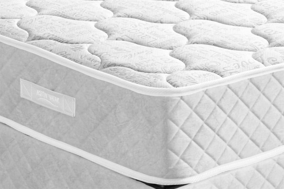Deluxe Ortopedik Yaylı Yatak Beyaz - 90x200