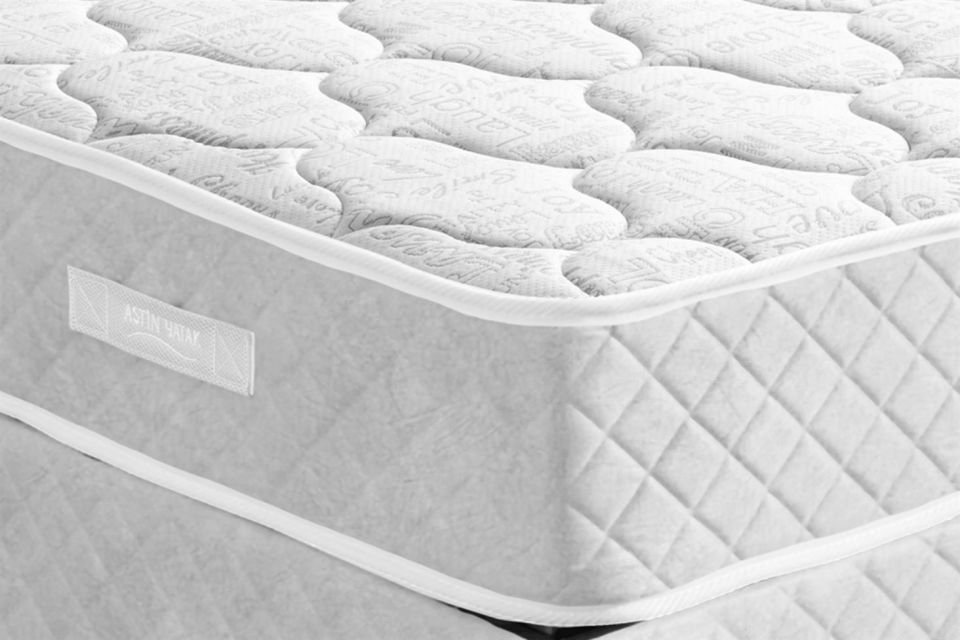 Deluxe Ortopedik Yaylı Yatak Beyaz - 120x200