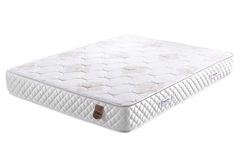 Deluxe Ortopedik Yaylı Yatak Beyaz - 150x200