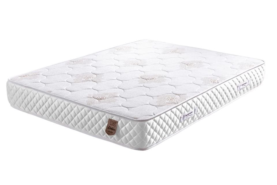Deluxe Ortopedik Yaylı Yatak Beyaz - 180x200