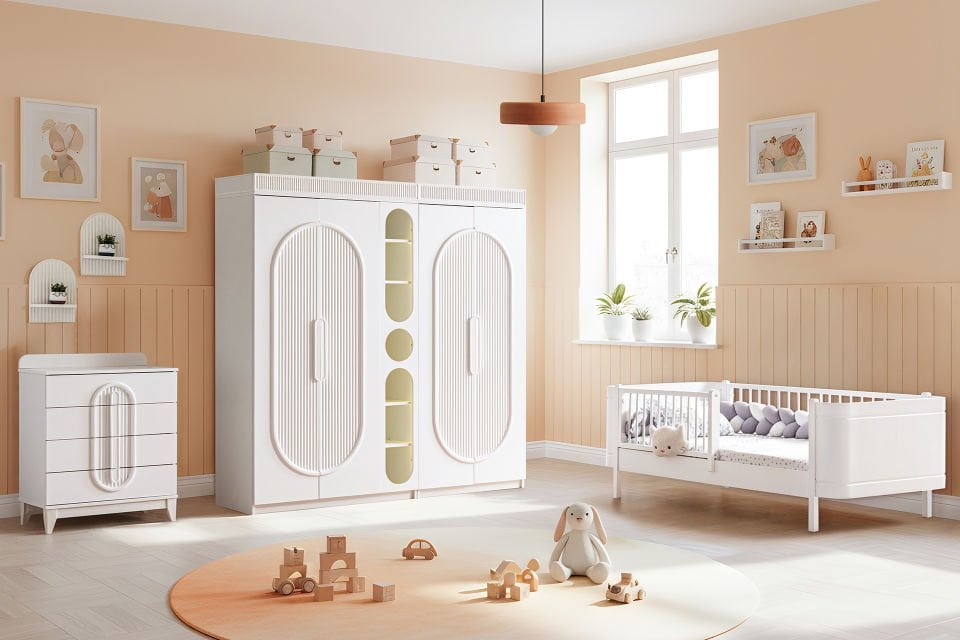 Athena Çocuk Odası Takımı - Beyaz