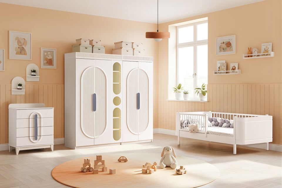 Athena Çocuk Odası Takımı - Gri