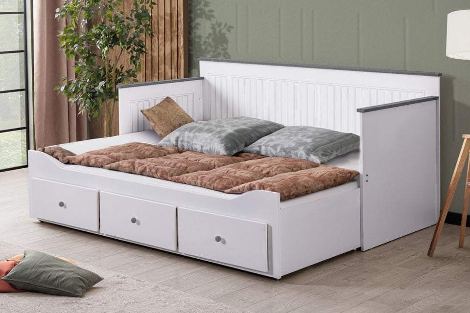 Marmaris Divan Karyola + Soft Yatak - Antrasit