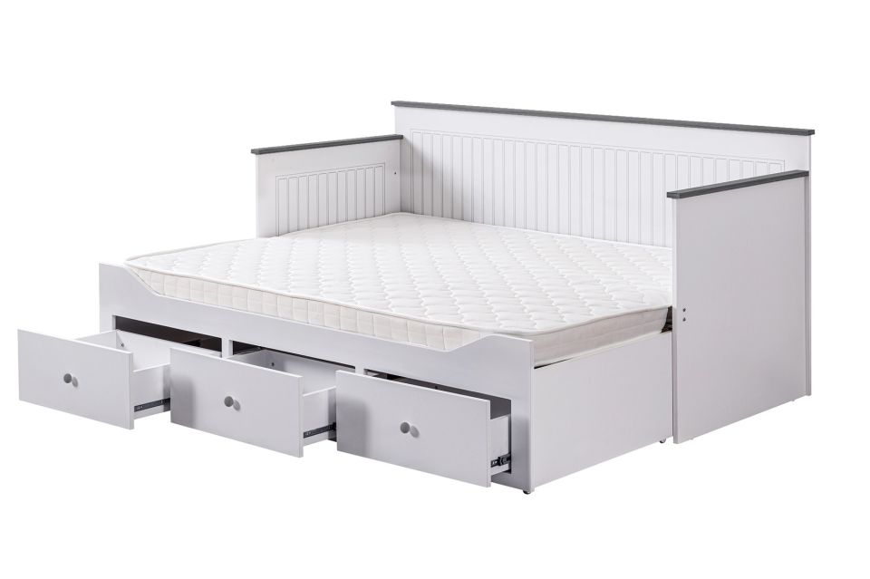 Marmaris Divan Karyola + Soft Yatak - Antrasit