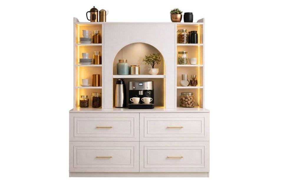 Marsilya LED Aydınlatmalı Kahve Köşesi