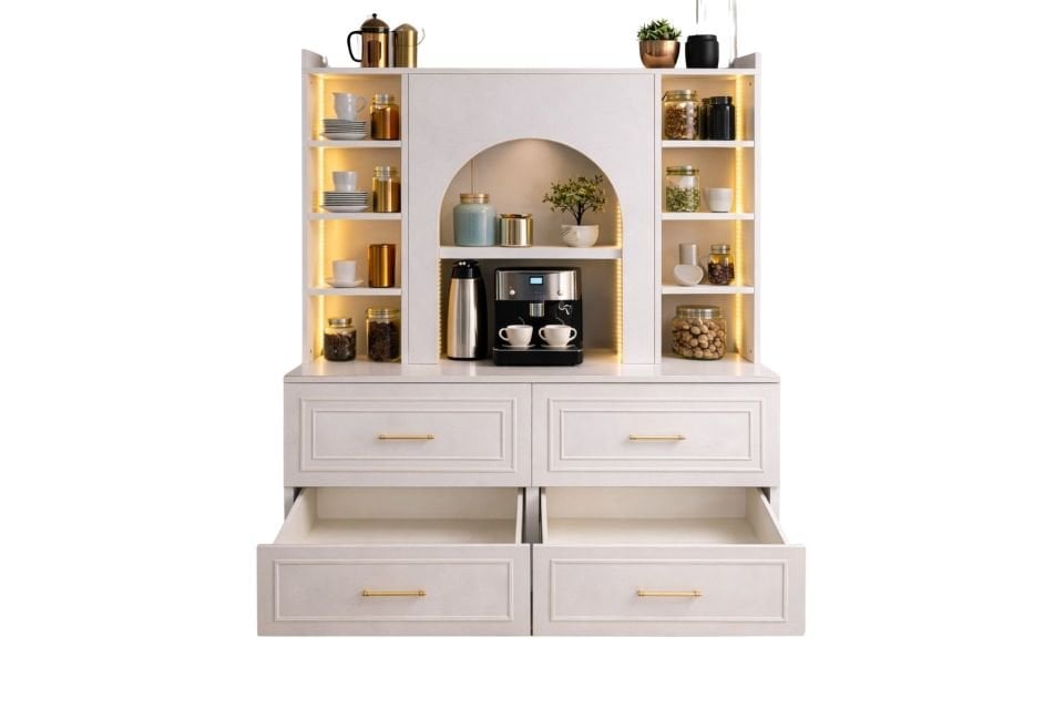 Marsilya LED Aydınlatmalı Kahve Köşesi