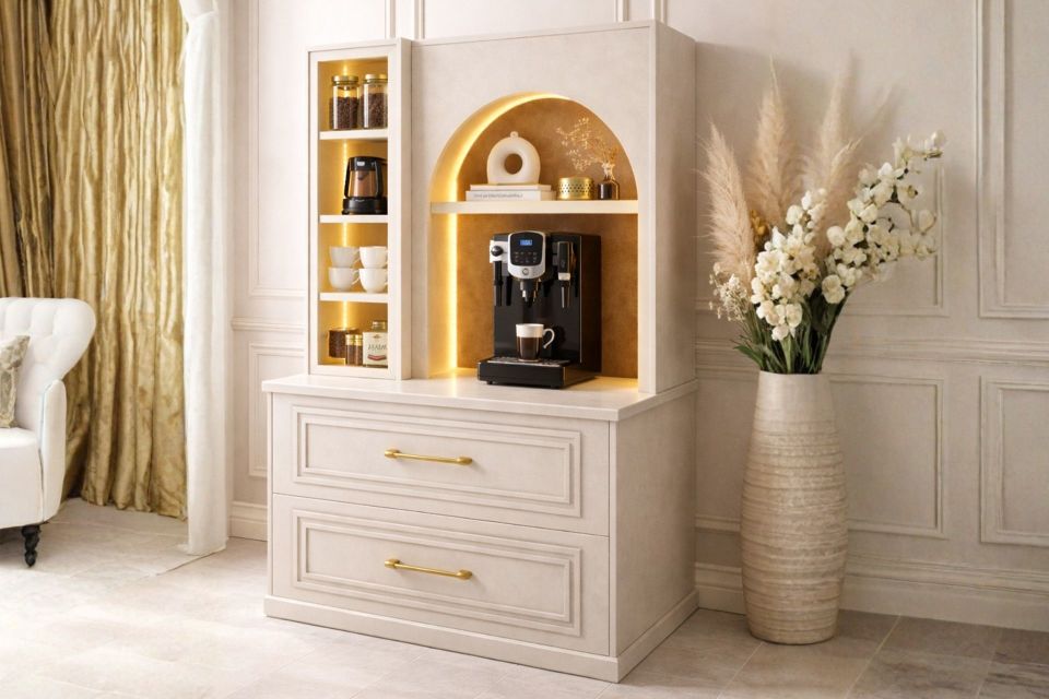 Valencia Solo LED Aydınlatmalı Kahve Köşesi