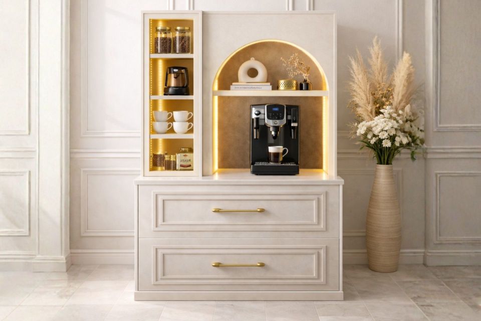 Valencia Solo LED Aydınlatmalı Kahve Köşesi