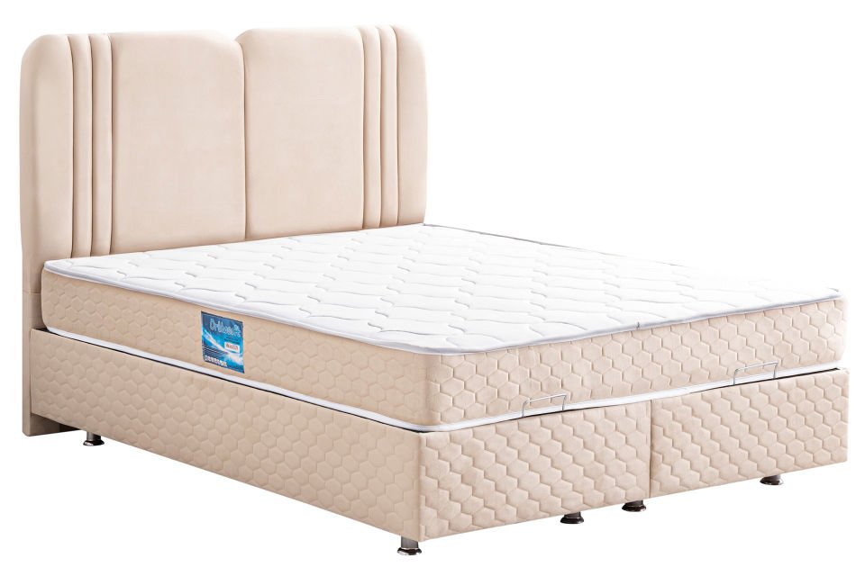 Paul Baza Başlık Orthosoft Yatak Seti 160 x 200 - Krem